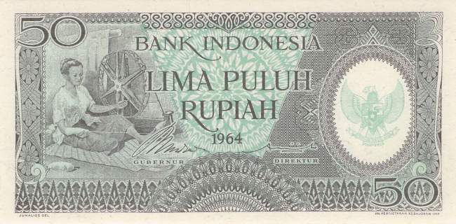 Indonesien 50 Rupiah 1964 p96